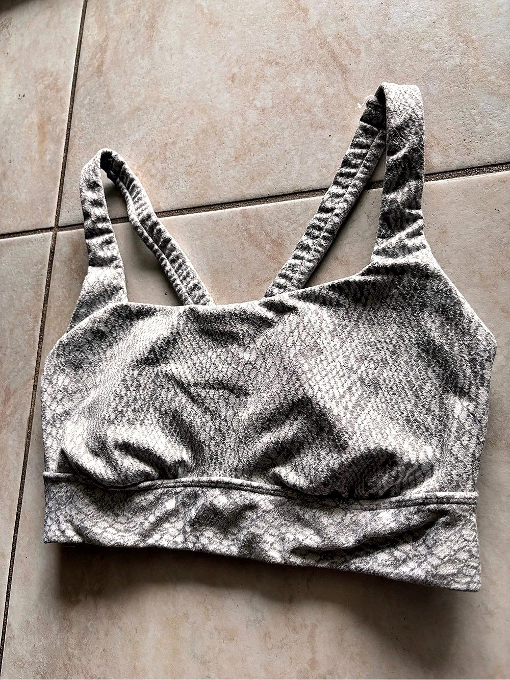 All In Motion snake Print sports bra